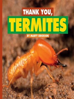 cover image of Thank You, Termites